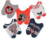 DISNEY Ladies 5 Pair Of MICKEY MOUSE CLUB No Show Socks ‘OFFICIAL MOUSEKETEER’ - Novelty Socks for Less