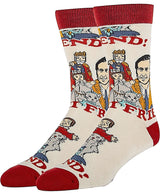 OOOH YEAH Brand Mens MISTER ROGERS ‘HI FRIEND’ - Novelty Socks for Less