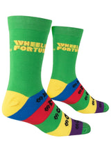 WHEEL OF FORTUNE Game Men’s Socks COOL SOCKS BRAND - Novelty Socks for Less
