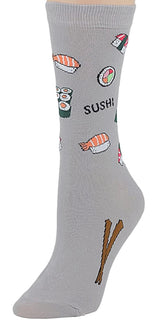 FOOT TRAFFIC BRAND LADIES SUSHI SOCKS - Novelty Socks for Less