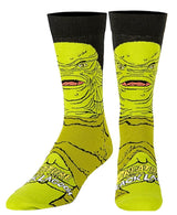 CREATURE FROM THE BLACK LAGOON MEN’S 360 HALLOWEEN SOCKS ODD SOX BRAND - Novelty Socks for Less
