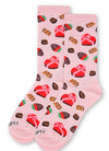 MeMoi BRAND LADIES VALENTINE CANDY SOCKS - Novelty Socks for Less