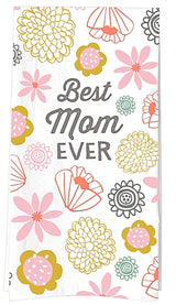 FUNATIC Brand Kitchen Tea Towel ‘BEST MOM EVER’ - Novelty Socks for Less