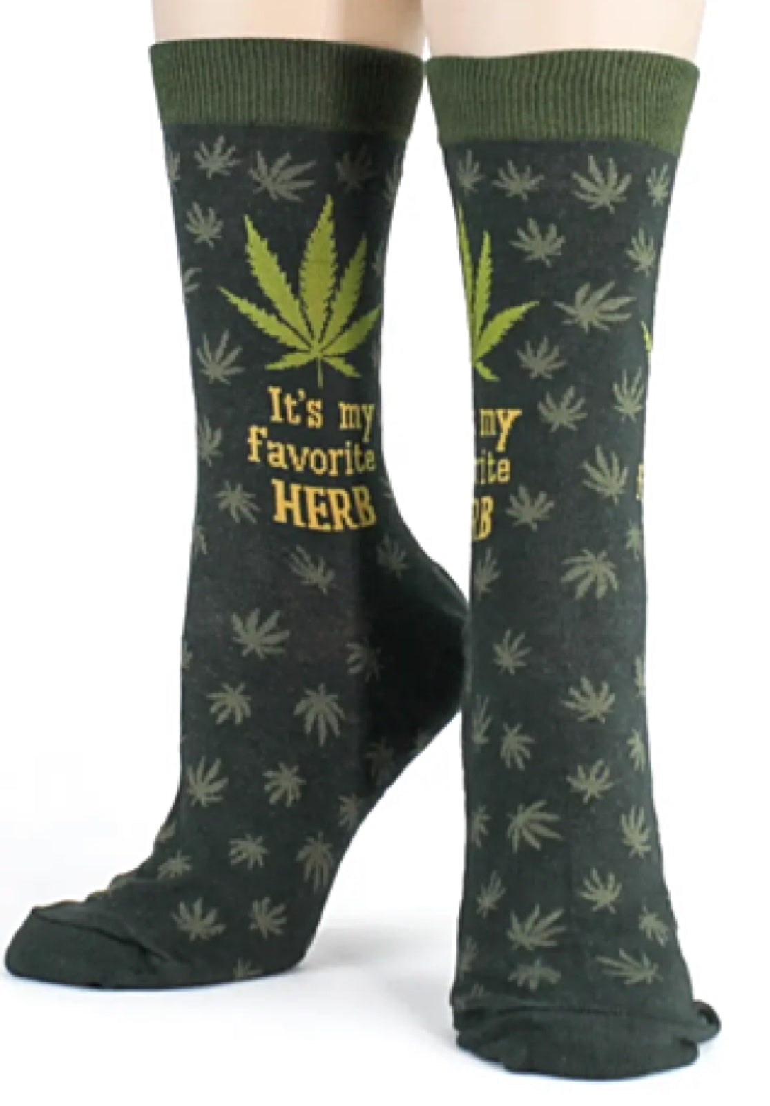 FOOT TRAFFIC Brand LadiesMARIJUANA 420 Socks - Novelty Socks for Less