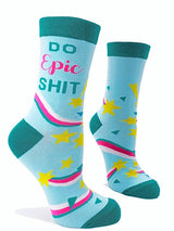 FABDAZ Brand Ladies DO EPIC SHIT Socks - Novelty Socks for Less