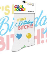 COOL SOCKS Ladies IT’S MY BIRTHDAY BITCH’ Socks - Novelty Socks for Less