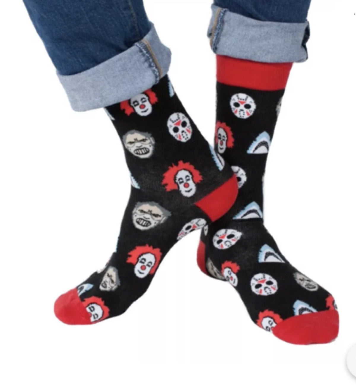 HEADLINE BRAND UNISEX HORROR SHOW SOCKS - Novelty Socks for Less