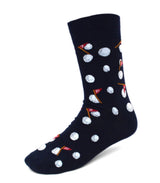 PARQUET Brand Men’s GOLF Socks GOLF BALLS & FLAGS - Novelty Socks for Less